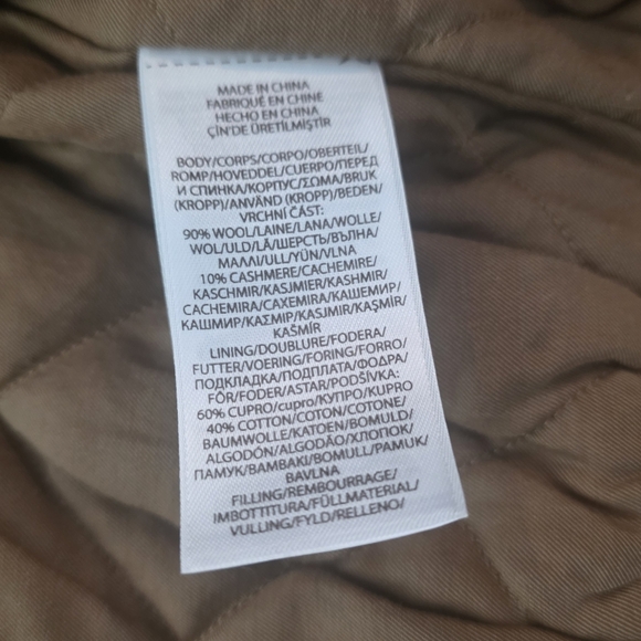 NWT Polo Ralph Lauren Cashmere Wool Cable Knit Sweater Bomber Jacket  XS - Picture 16 of 16